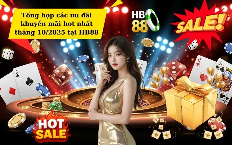 Tổng hợp các ưu đãi khuyến mãi hot nhất tháng 10/2025 tại HB88